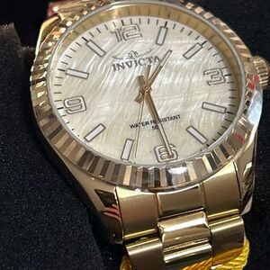 Invicta Specialty Westbridge Men's Watch w/ Mother of Pearl Dial - 43mm, Gold